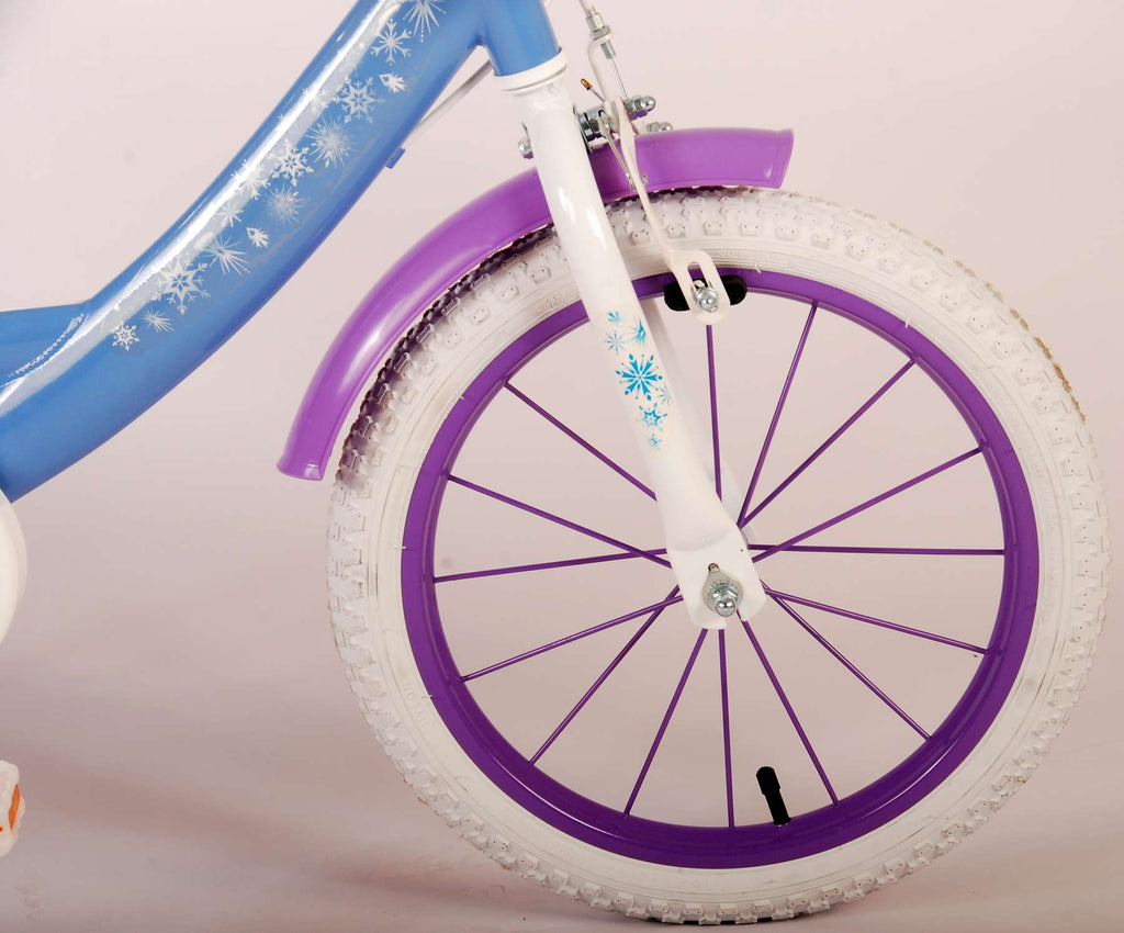 Disney Frozen 2 Kinderfiets - Meisjes - 16 inch - Blauw - Twee Handremmen