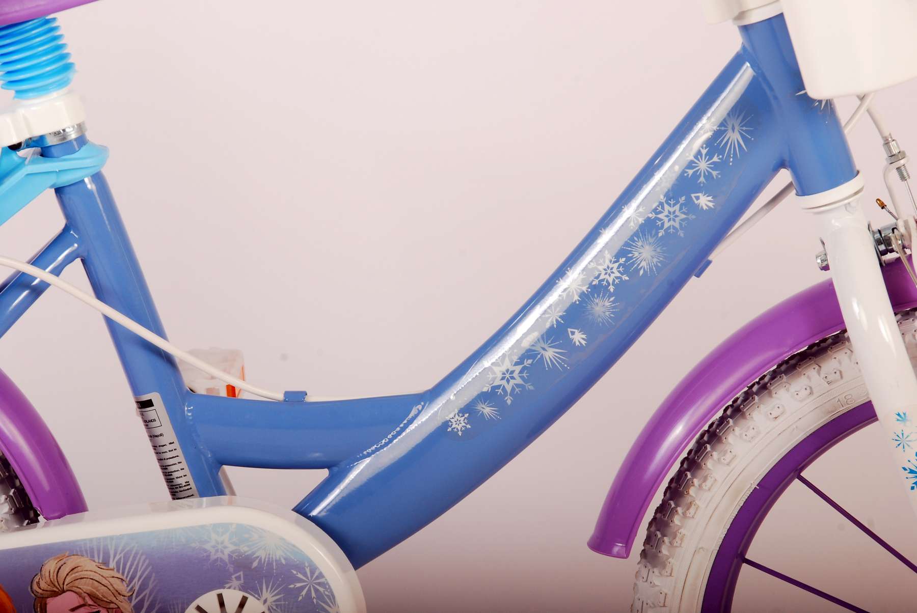 Disney Frozen 2 Kinderfiets - Meisjes - 16 inch - Blauw - Twee Handremmen