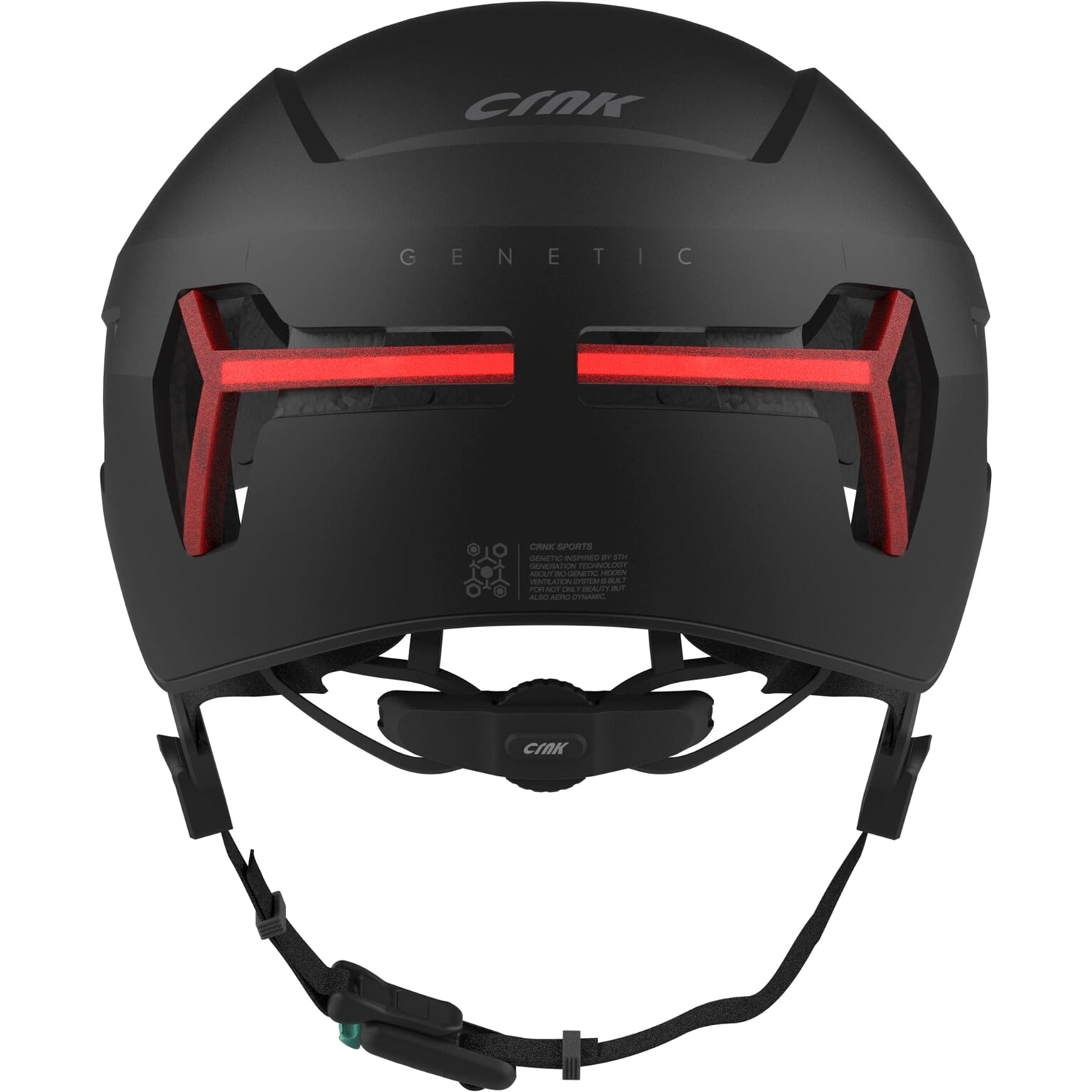 Crnk helm genetic alpha zwart l 57-63cm