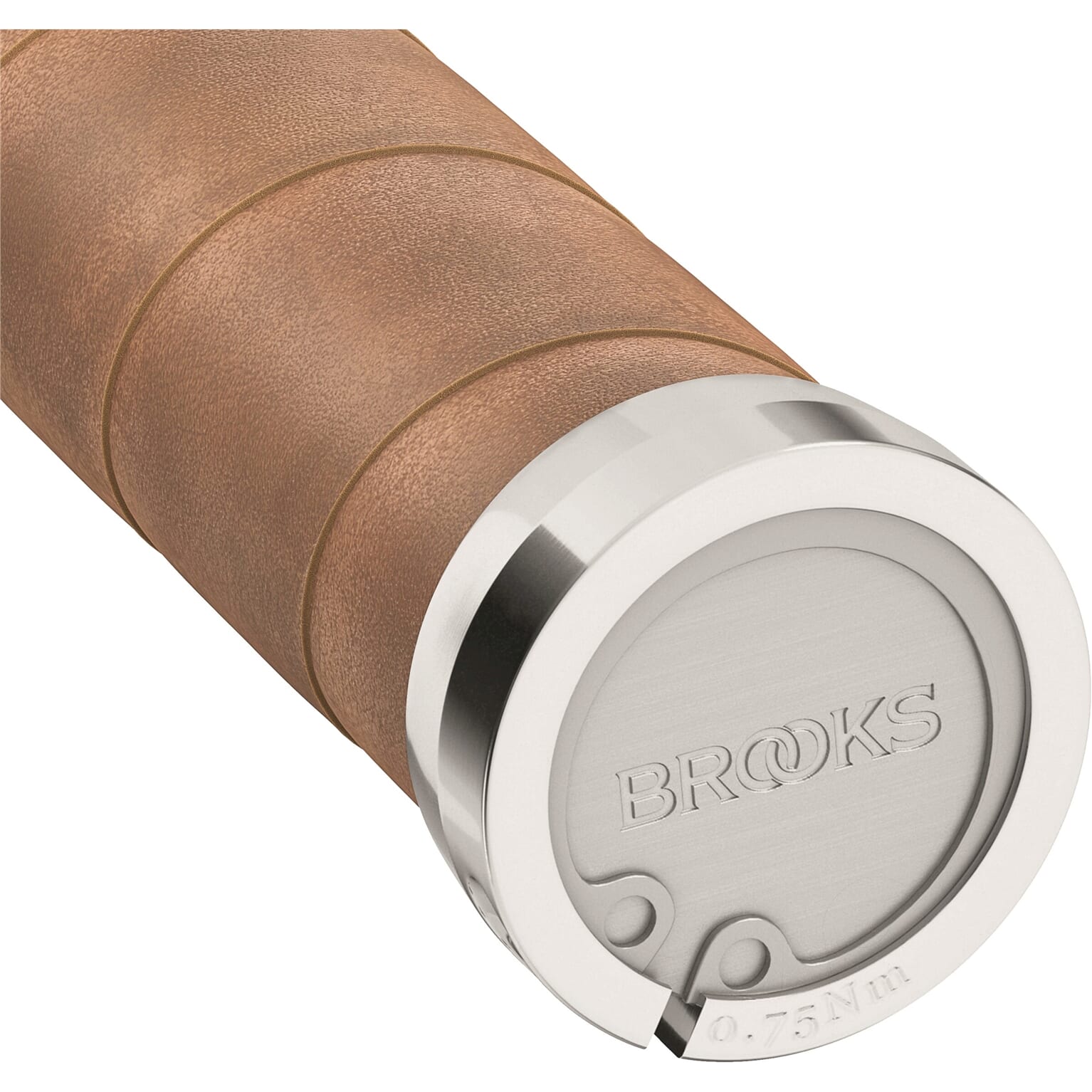 Brooks Handvatten Slender Leather grips 100/130mm aged