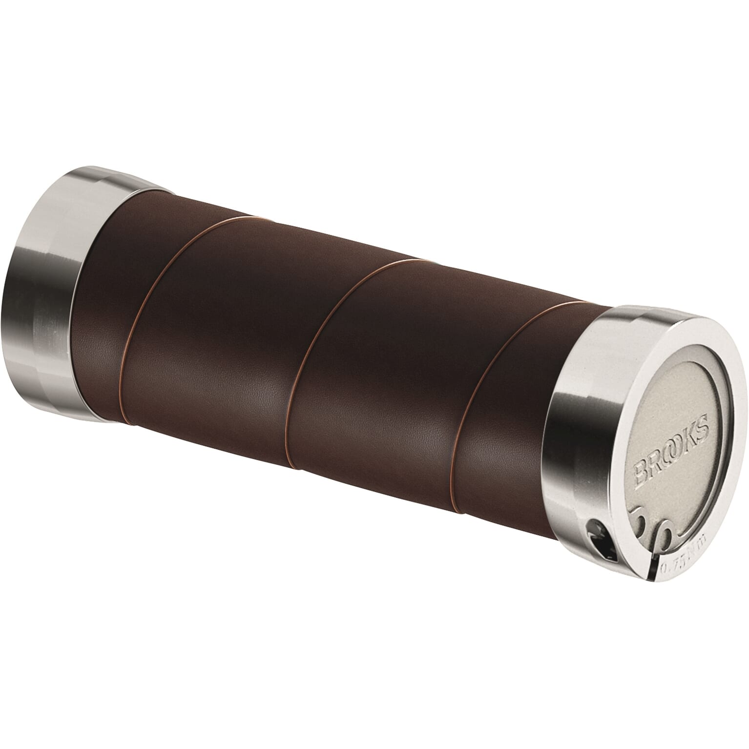 Handvatten Slender Leather grips 100mm a brown