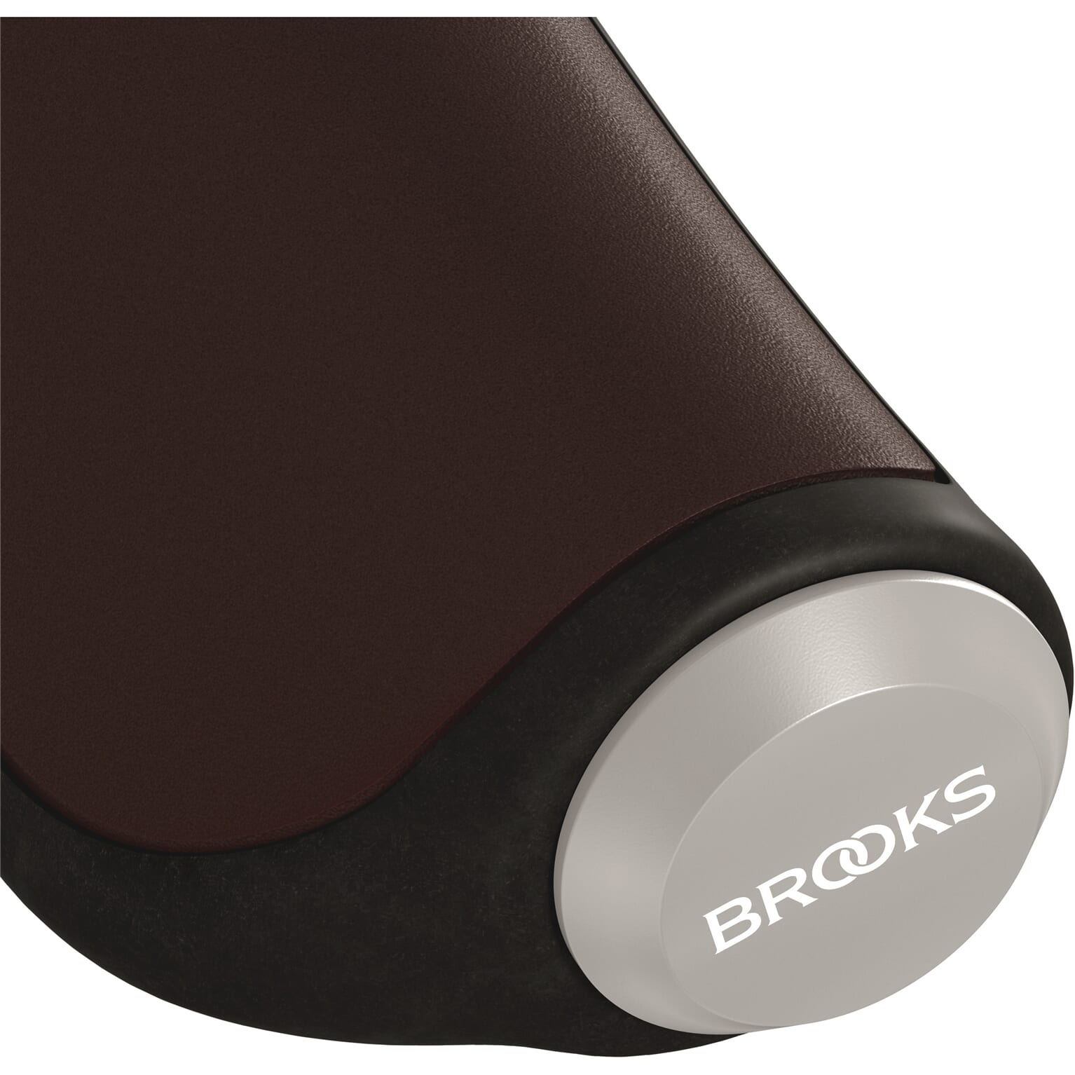Handvatten Ergonomic Leather grip 100 130mm a. brown