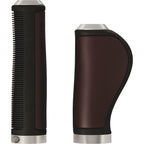 Handvatten Ergonomic Leather grip 100 130mm a. brown