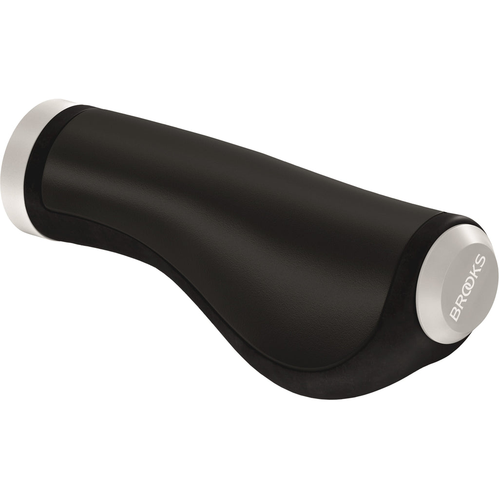 Handvatten Ergonomic Leather grip 130mm black