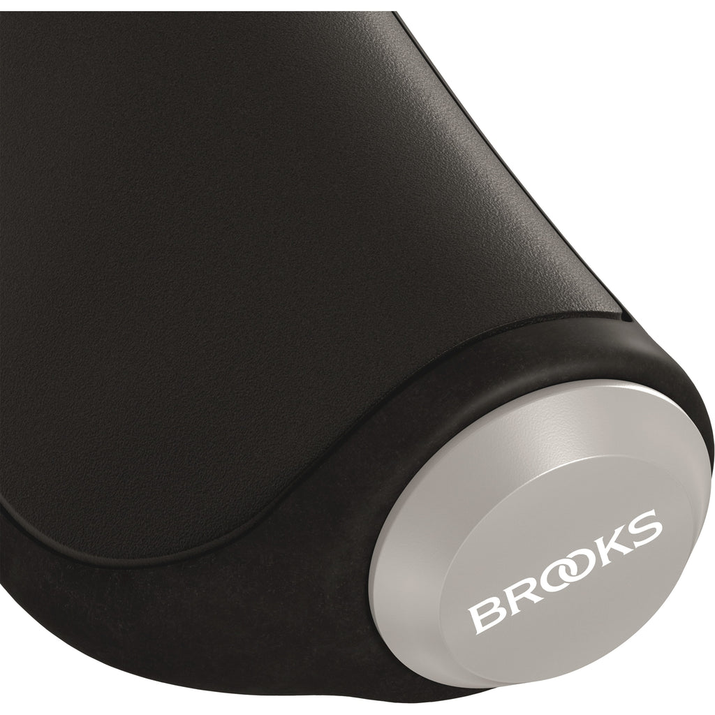Handvatten Ergonomic Leather grip 130mm black