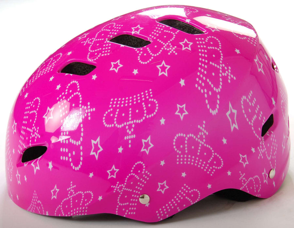 Volare Fiets Skatehelm - Roze - 55-57 cm