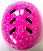 Volare Fiets Skatehelm - Roze - 55-57 cm