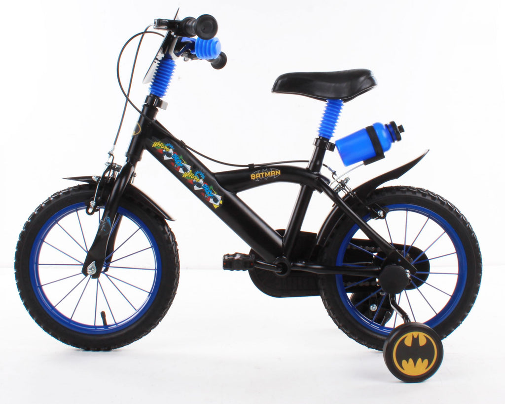 Batman kinderfiets - jongens - 14 inch - zwart - twee handremmen