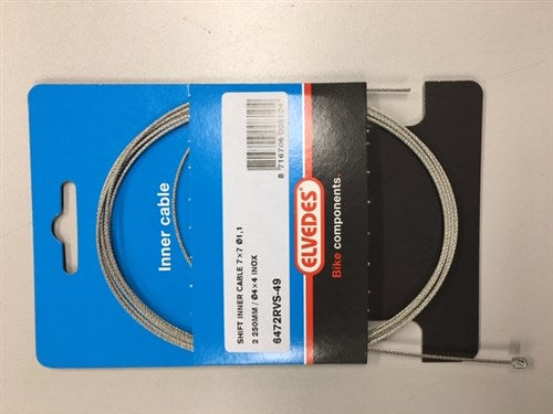 Elvedes versn. kabel rvs shimano 49-draads