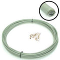Elvedes rol schakel buitenkabel SIS 5mm zilver 7.6m