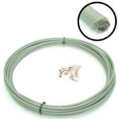 Elvedes rol schakel buitenkabel SIS 5mm zilver 7.6m