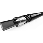 Elvedes rem buitenk 5mm zilver (10m) gevlochten 182038-10