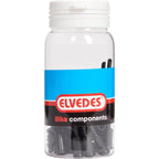 Elvedes kabelhoedje tip 5mm pvc zwart (50st)
