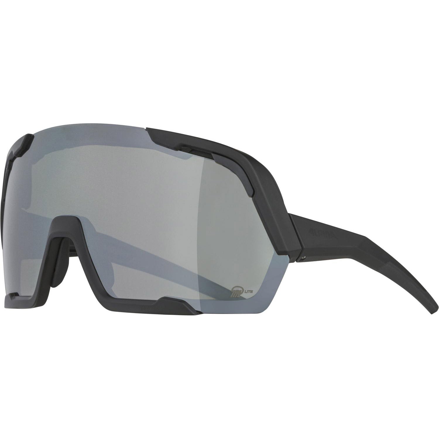 Alpina sports sportbril rocket bold q-lite zwart zilver