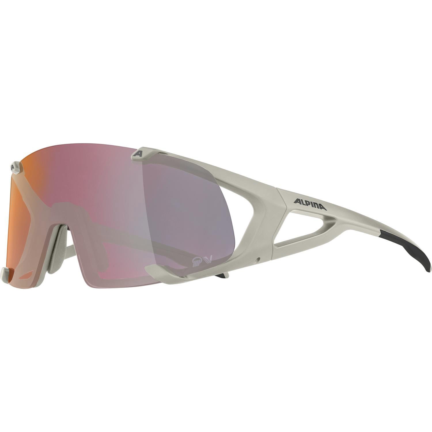 Alpina sports sportbril hawkeye qv grijs