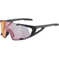 Alpina Bril HAWKEYE S QV black mat rainbow mirr.Cat.1-3