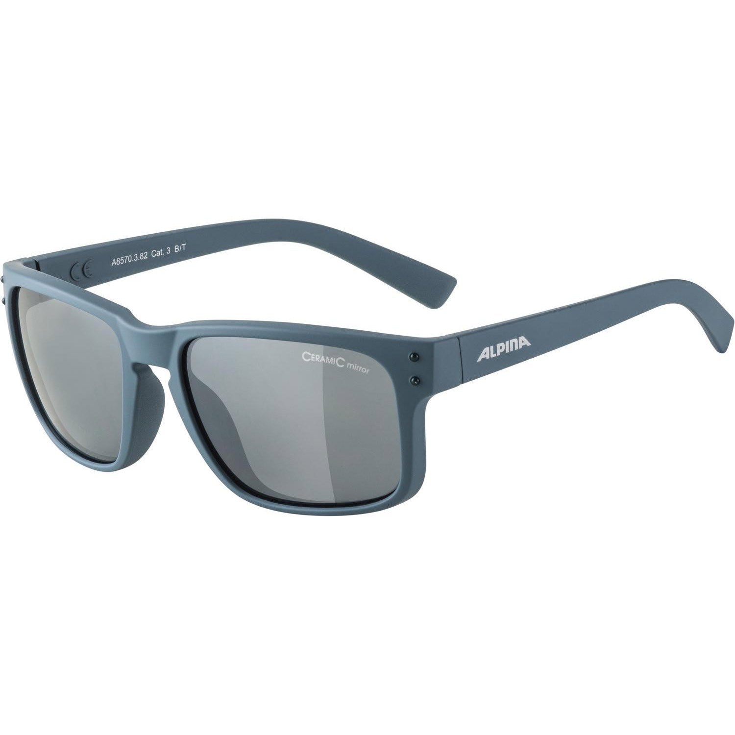 Alpina bril KOSMIC dirt-blue/matt black mir.Cat.3