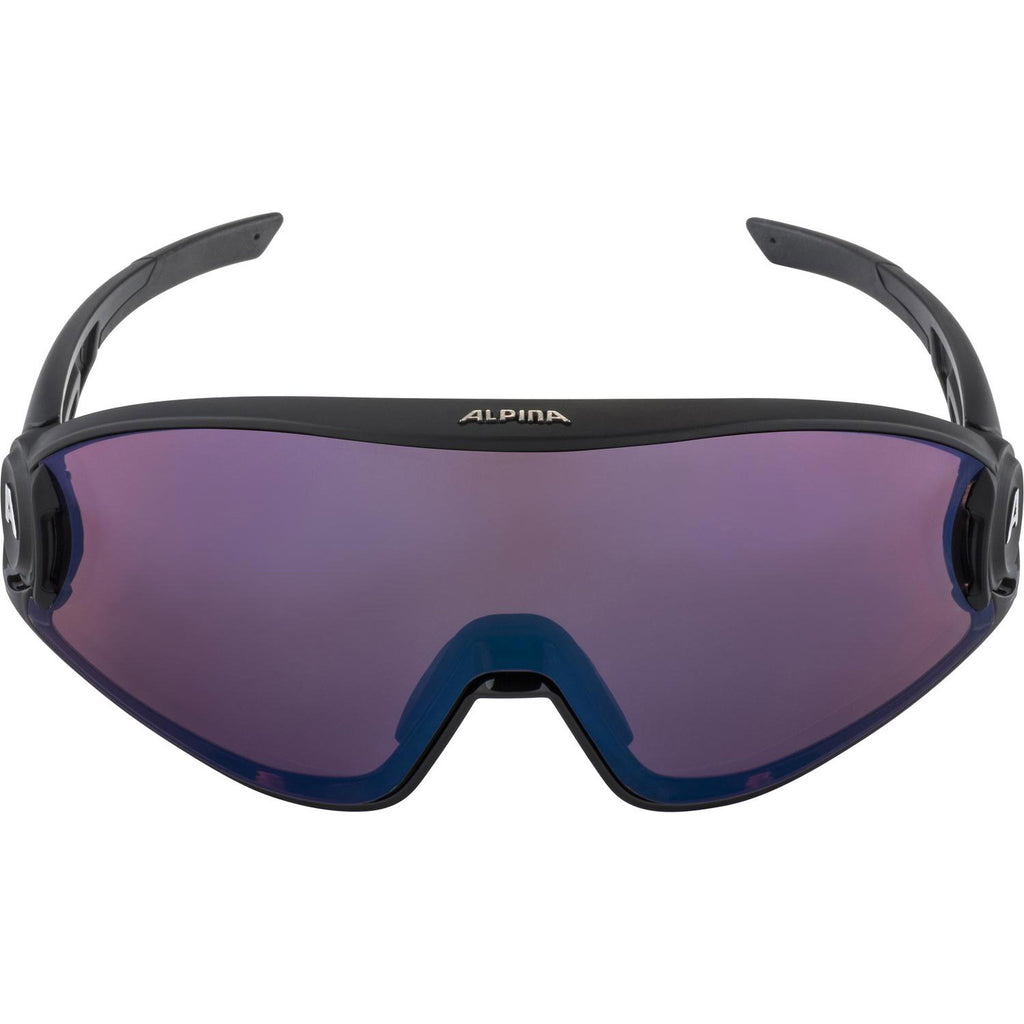 Alpina Bril 5W1NG QV black matt/blue mirror Cat.3