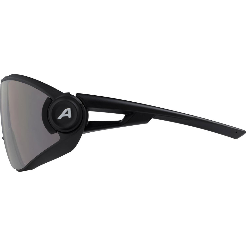 Alpina Bril 5W1NG QV black matt/blue mirror Cat.3