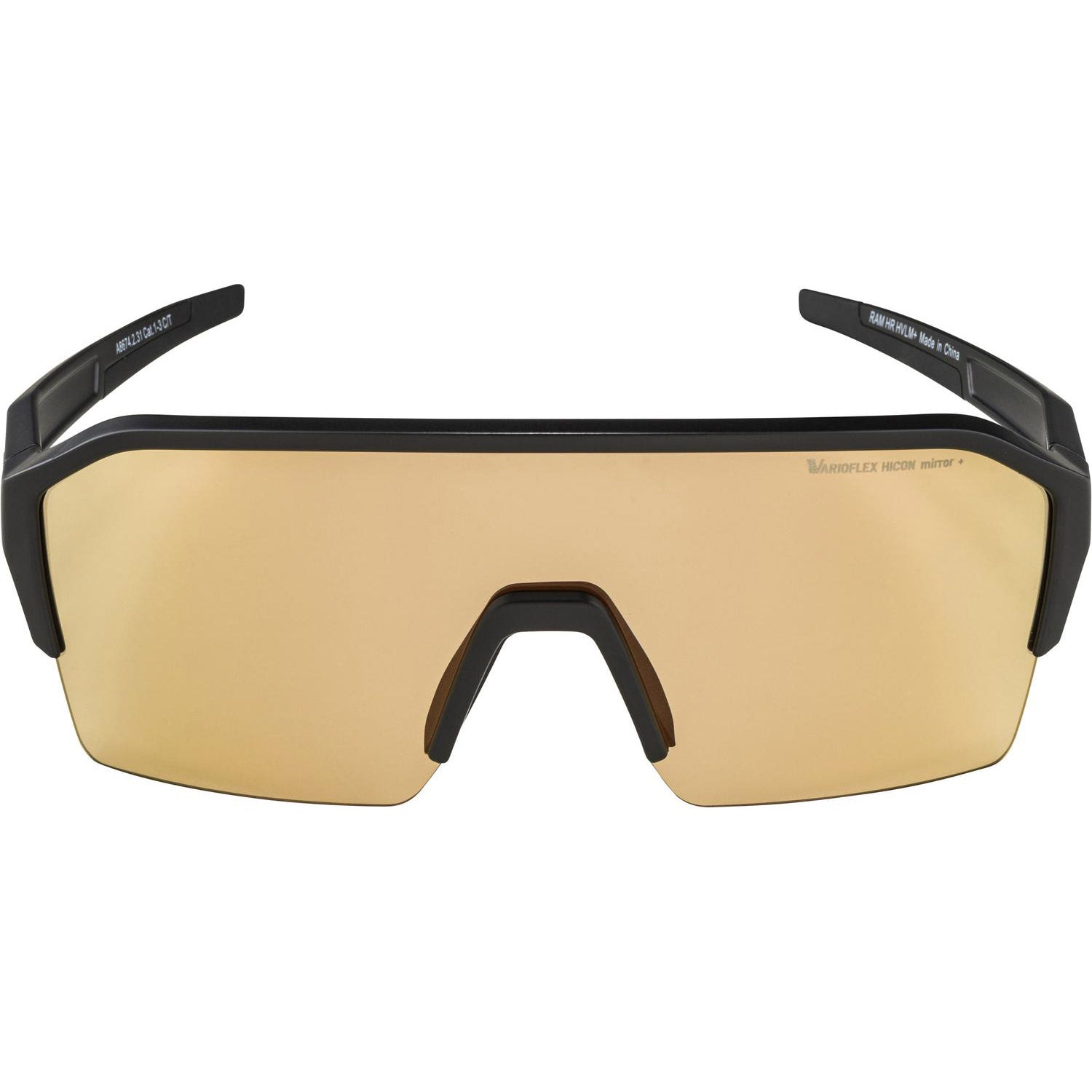 Olympic sportswear Bril RAM HR black matt HVLM+