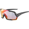 Alpina bril Rocket QV fogstop rainbow mirror zwart cat.1+3