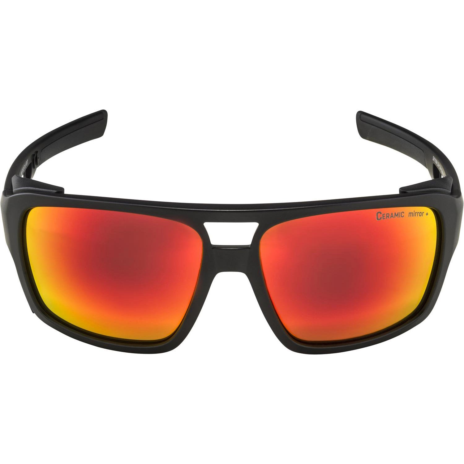 Alpina Bril Skywalsh fogstop red mirror mat zwart cat.4