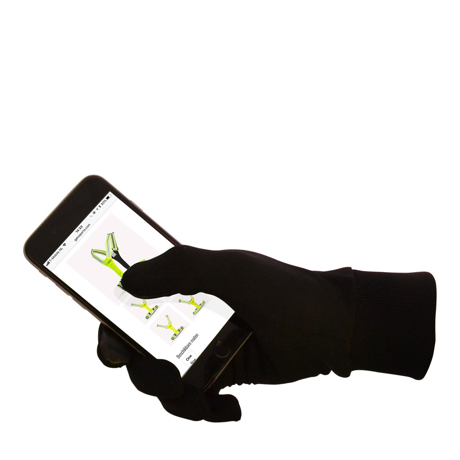 Gato Sport glove touch black extra large