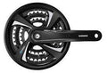 Crankstel 42/32/22 shimano -5mm 8v tx801 tourney