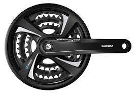 Crankstel 42/32/22 shimano -5mm 8v tx801 tourney
