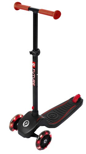 kinderstep Future voetrem junior zwart/rood