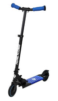 Qplay Mini step alu opvouwbaar blauw met led verlichting