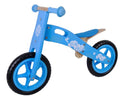 Loopfiets hout blauw