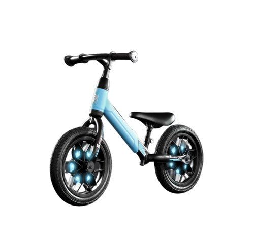 Loopfiets qplay spark blauw led in wielen
