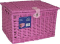 Bakkersmand roze large 49x41x32 met deksel 300570