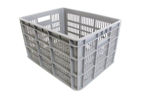 Koniger pvc krat middel zwart 32l 41x31x23