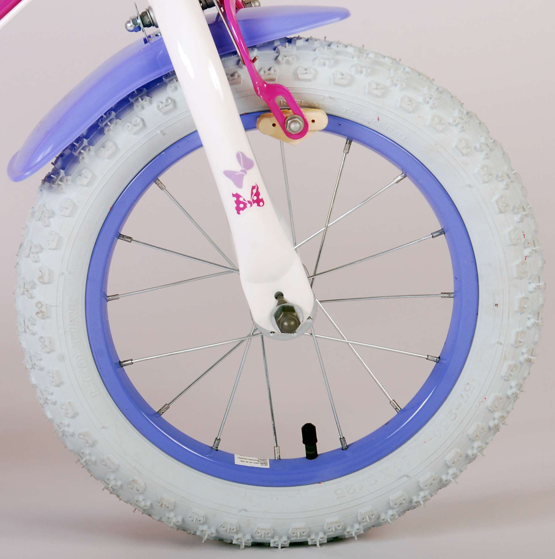 Disney Minnie Cutest Ever! Kinderfiets Meisjes 14 inch Roze Twee Handremmen
