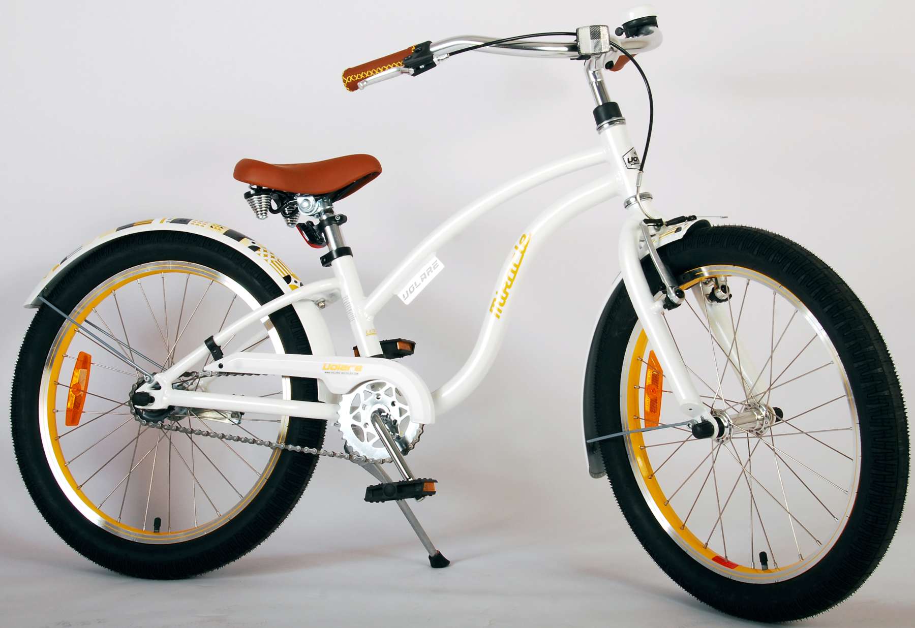 Volare Miracle Cruiser Kinderfiets Meisjes 20 inch Wit Prime Collection