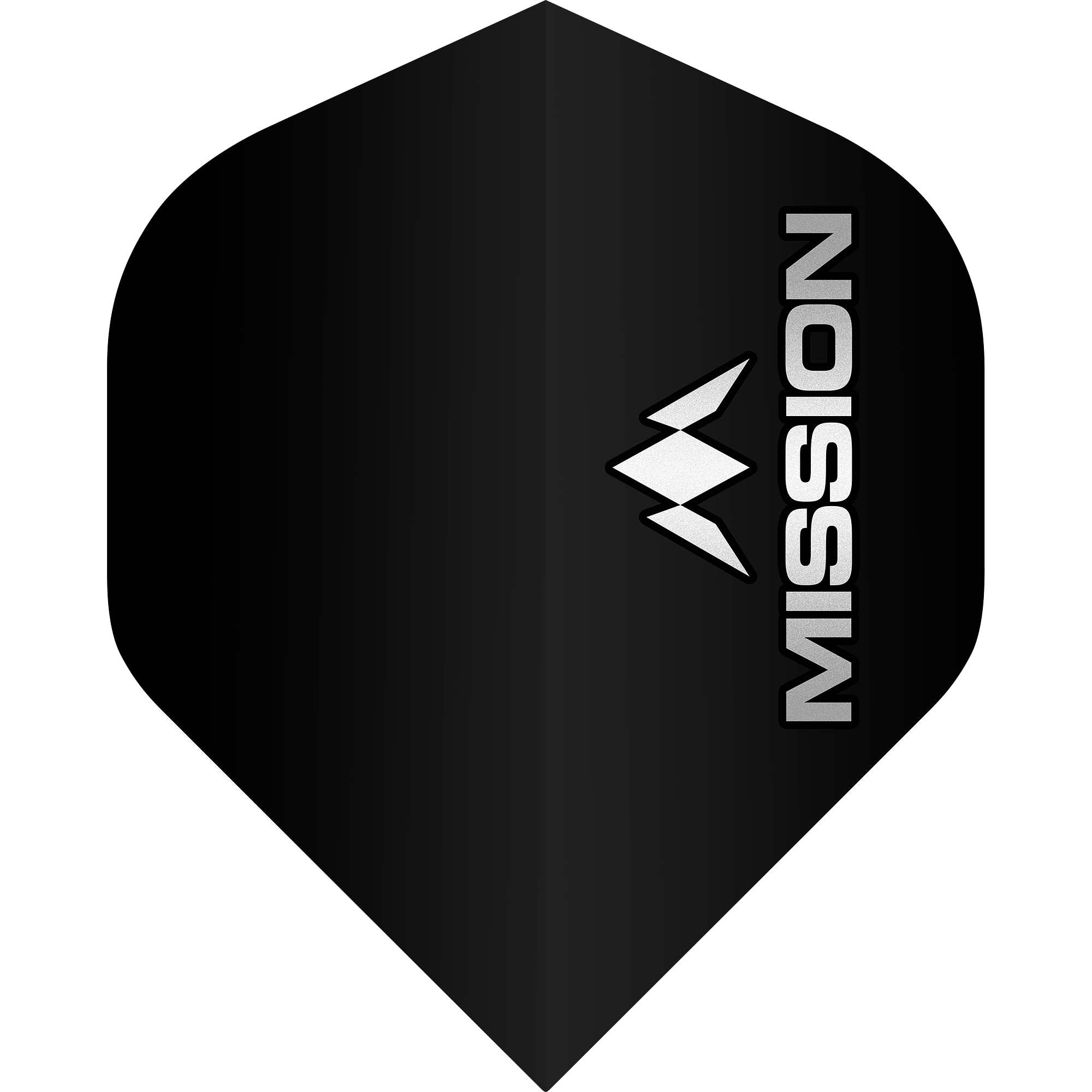Mission Mission Logo 100 Black Grey