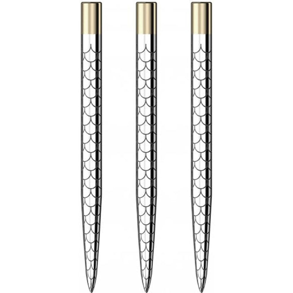 Mission Mission Laser Plus Fan Mosaic Tip Dart Points Silver 32 mm
