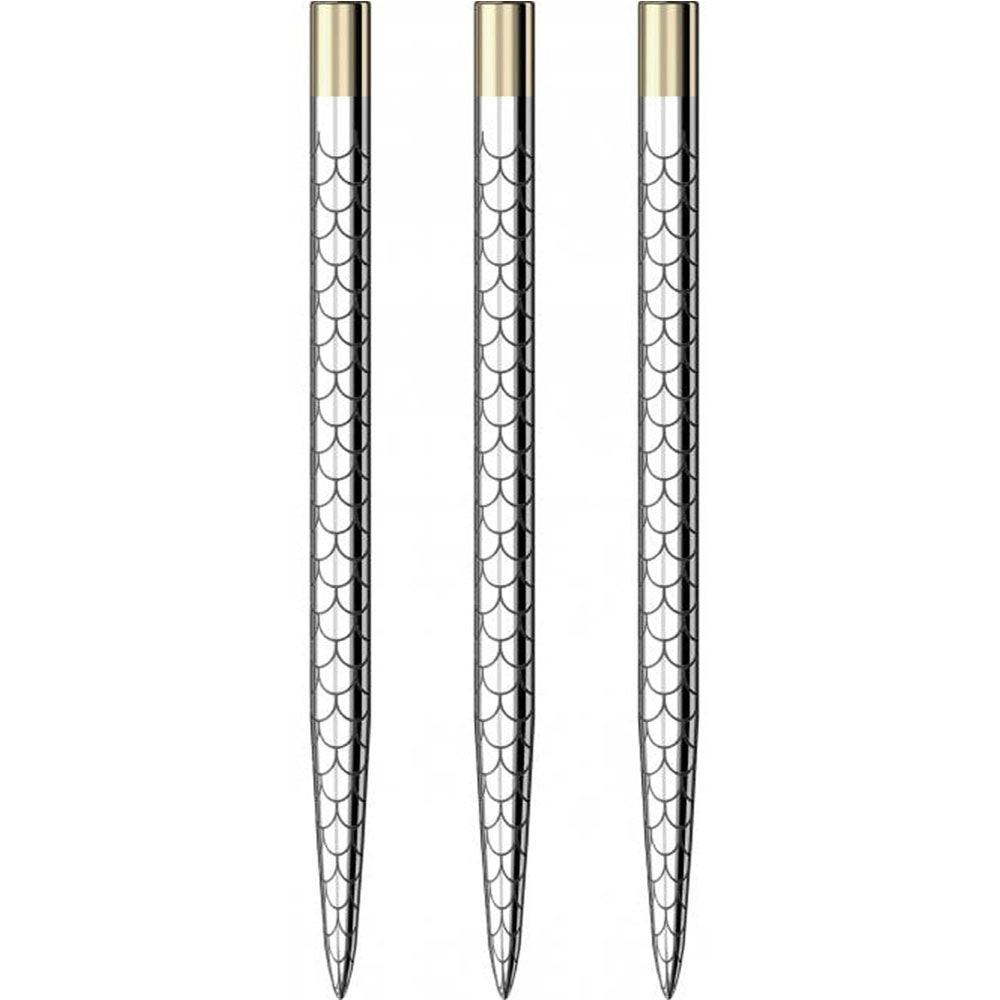 Mission Mission Laser Plus Fan Mosaic Tip Dart Points Silver 38 mm