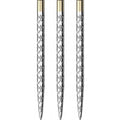 Mission Mission Laser Plus Multi Logo Tip Dart Points Silver 38 mm