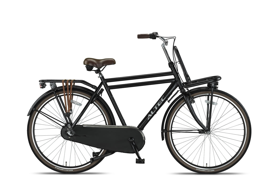 NIHIL Altec Dutch 28inch Transportfiets Heren N-3 63cm Mat Zwart Nieuw