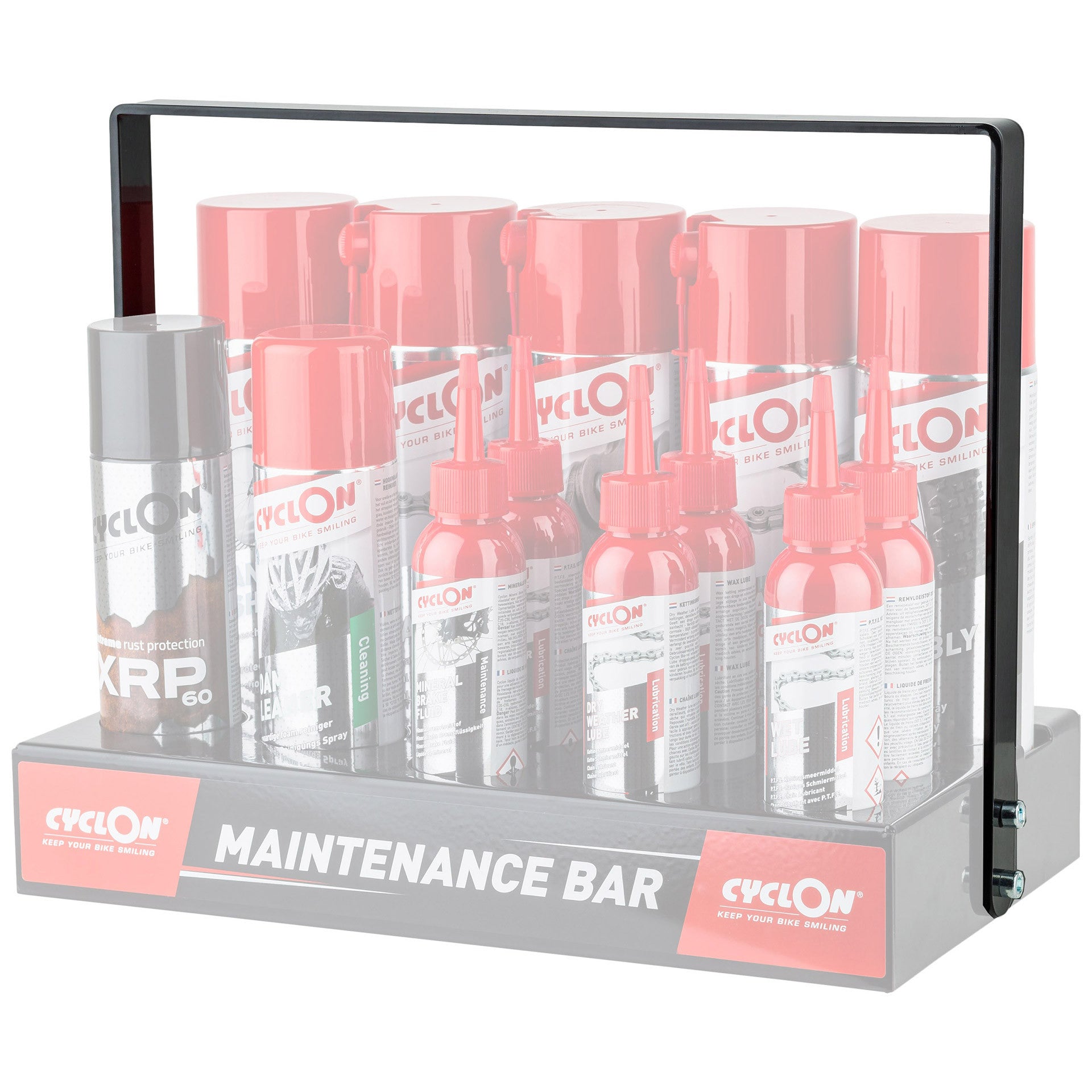 Cyclon display maintenance bar beugel zw