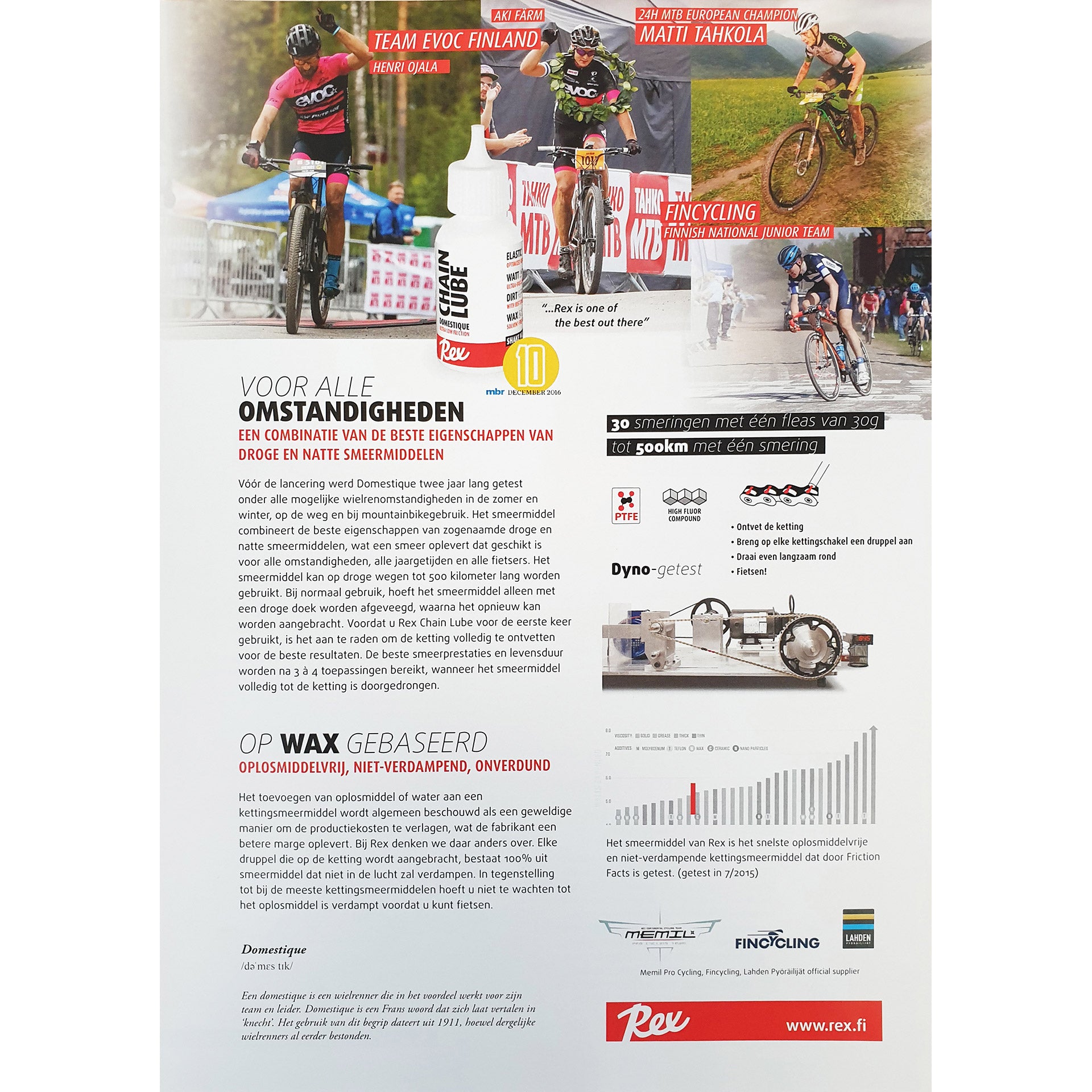 Rex kettingolie domestique servizio 225ml