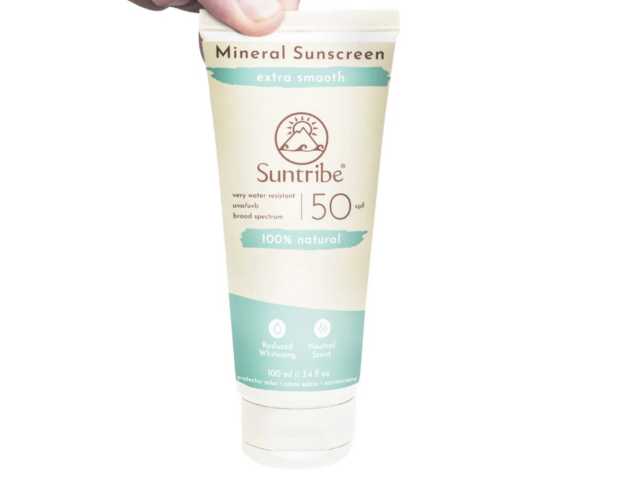 Suntribe zonnebrandcrème mineral - spf 50 - lichaam en gezicht