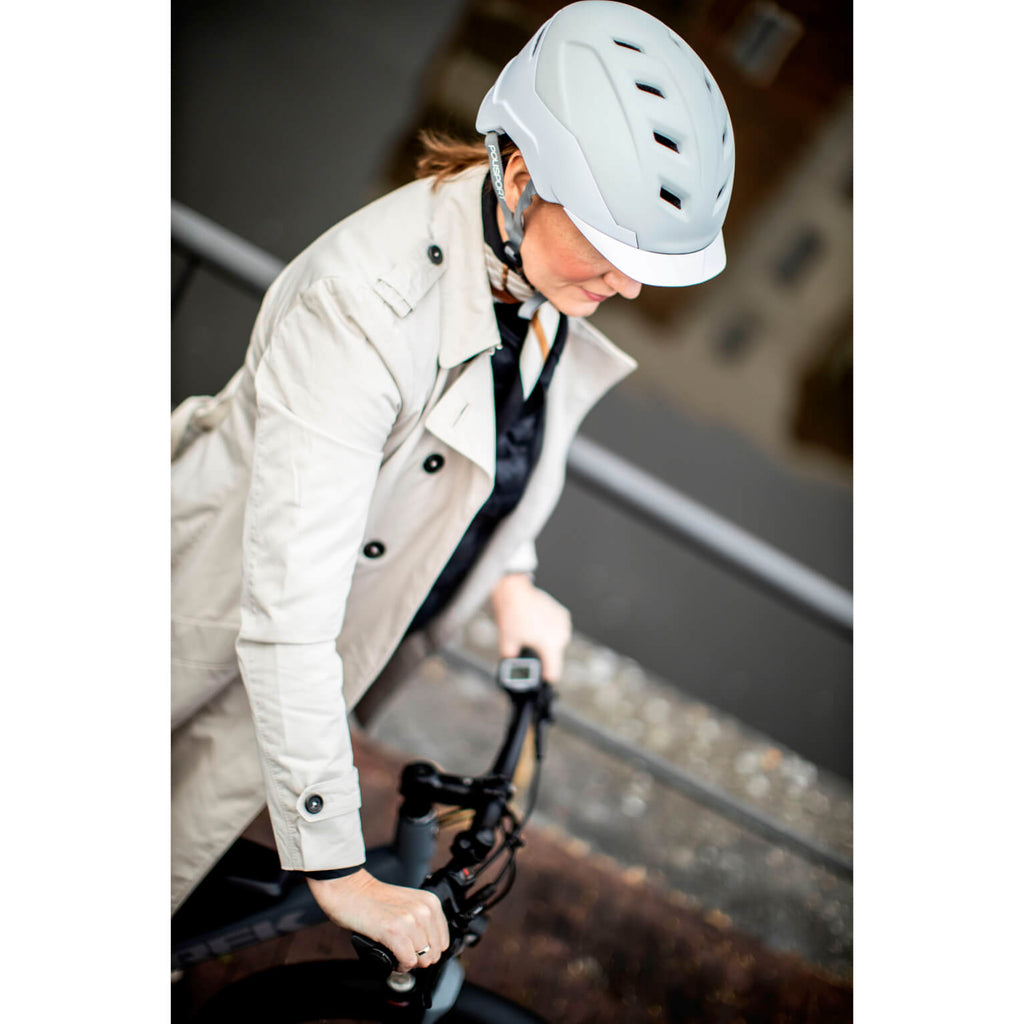polisport helm e'city crèmewit m 55-58cm speed pedelec