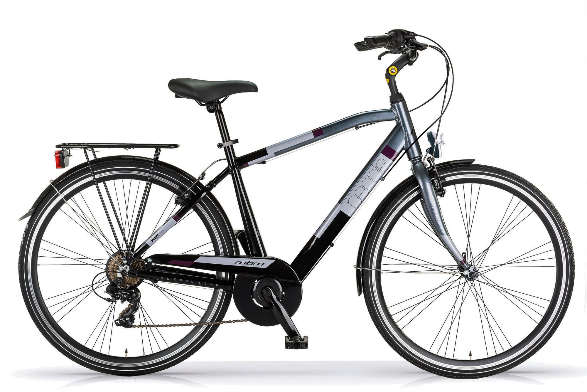 MBM MBM, People H 58 cm 7 sp zwart titaan