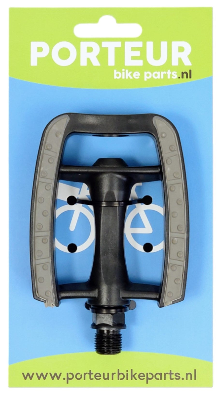 Porteur Pedalen Porteur zwart grijs