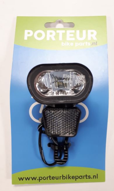 Porteur koplamp axendo 40 naafdynamo