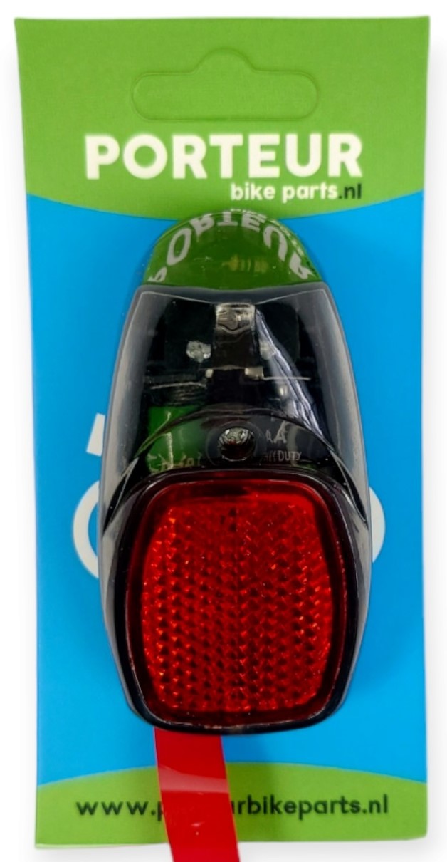 Porteur achterlicht spatbord retro 1 led